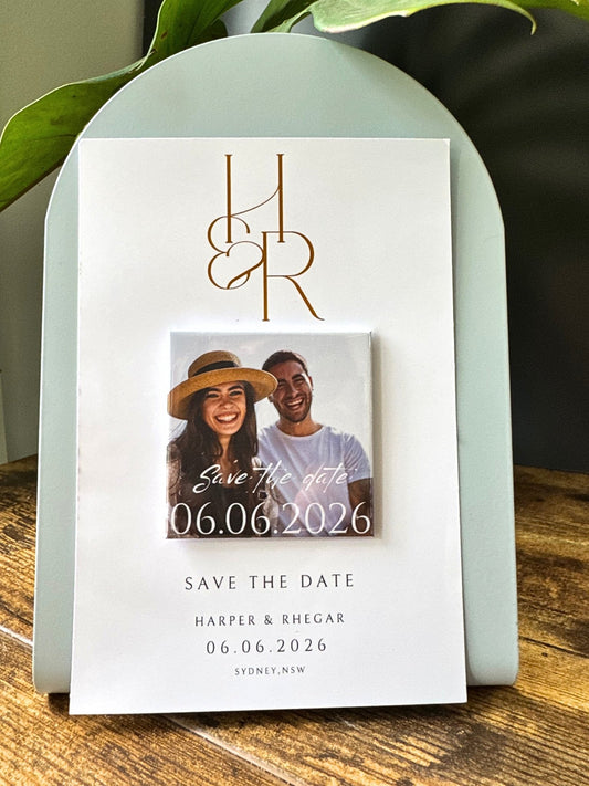 SAVE THE DATE PHOTO MAGNETS - Attraxionmagnets
