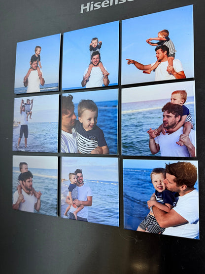 JUMBO CUSTOM SQUARE PHOTO MAGNETS -8cm