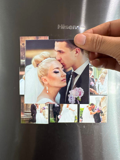 JUMBO CUSTOM SQUARE PHOTO MAGNETS -8cm