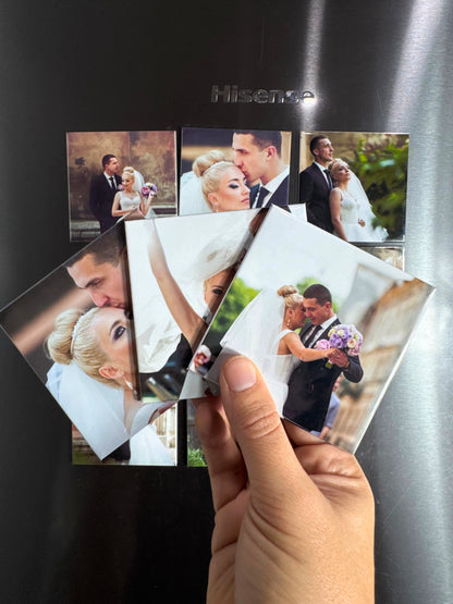 JUMBO CUSTOM SQUARE PHOTO MAGNETS -8cm