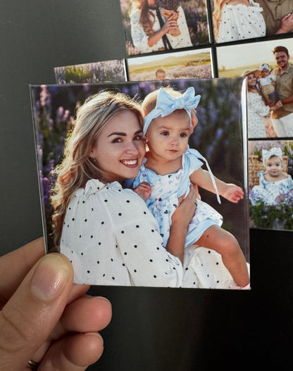 JUMBO CUSTOM SQUARE PHOTO MAGNETS -8cm
