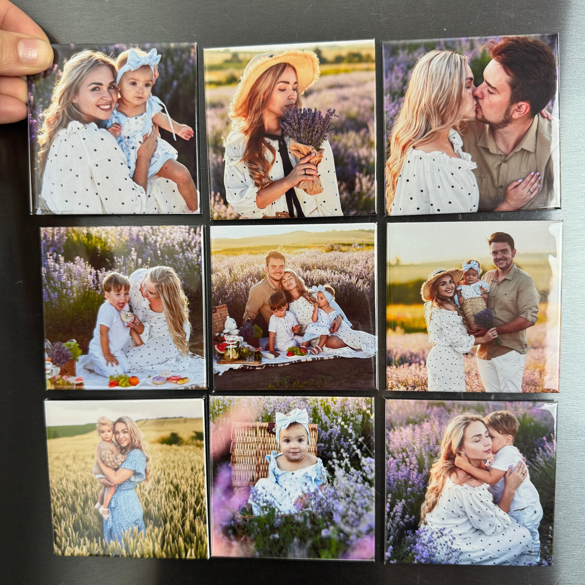JUMBO CUSTOM SQUARE PHOTO MAGNETS -8cm