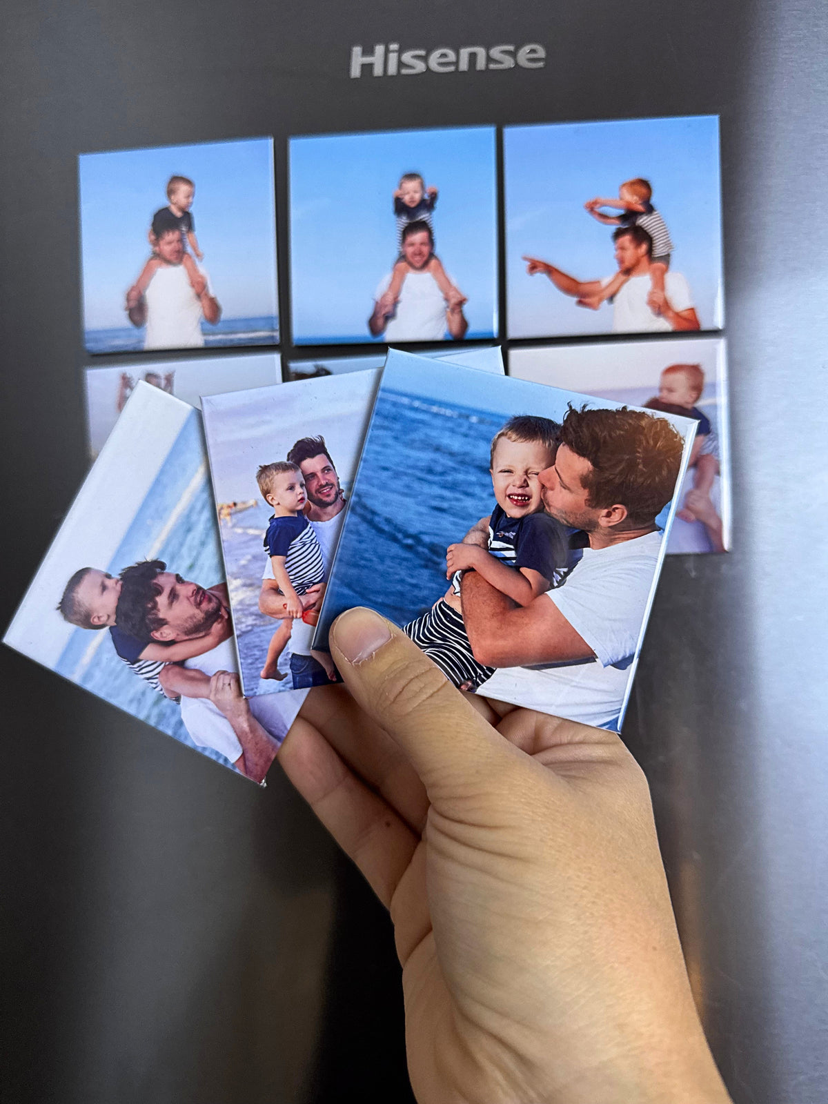 JUMBO CUSTOM SQUARE PHOTO MAGNETS -8cm