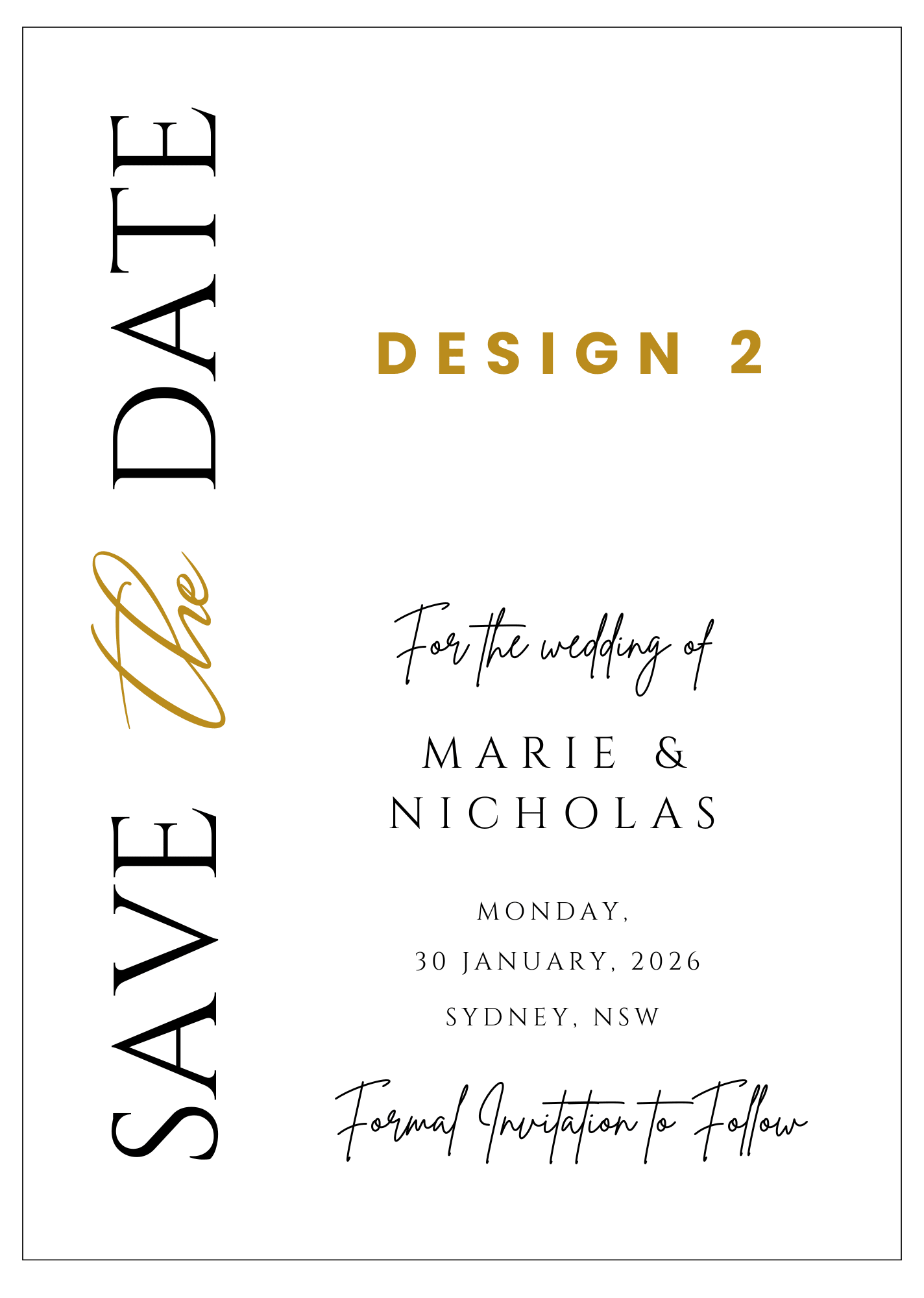 SAVE THE DATE PHOTO MAGNETS - Attraxionmagnets